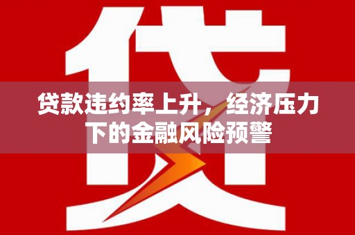 依兰贷款违约率上升，经济压力下的金融风险预警