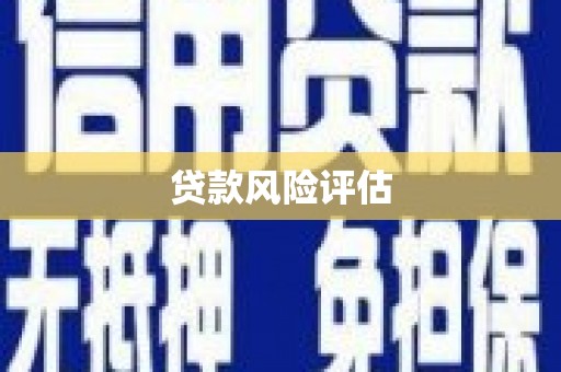 沐川贷款风险评估