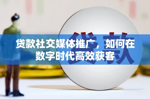 西华贷款社交媒体推广，如何在数字时代高效获客