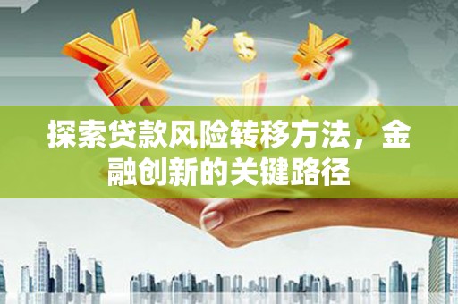 乐昌探索贷款风险转移方法，金融创新的关键路径