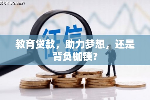 安乡教育贷款，助力梦想，还是背负枷锁？
