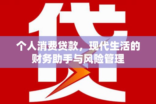 德清个人消费贷款，现代生活的财务助手与风险管理