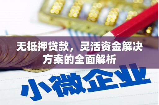 前镇无抵押贷款，灵活资金解决方案的全面解析
