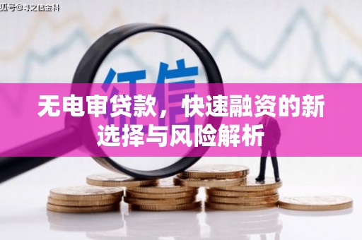 正宁无电审贷款，快速融资的新选择与风险解析