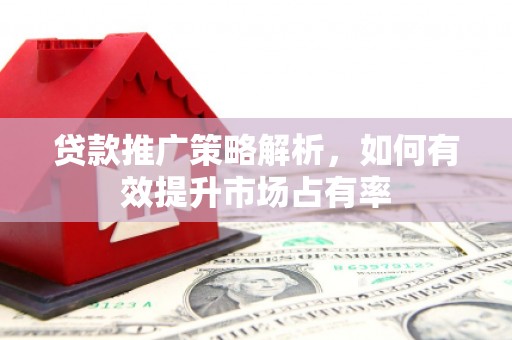 桐城贷款推广策略解析，如何有效提升市场占有率