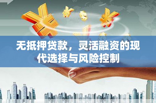 和县无抵押贷款，灵活融资的现代选择与风险控制