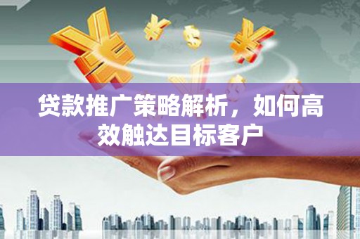 宁乡贷款推广策略解析，如何高效触达目标客户