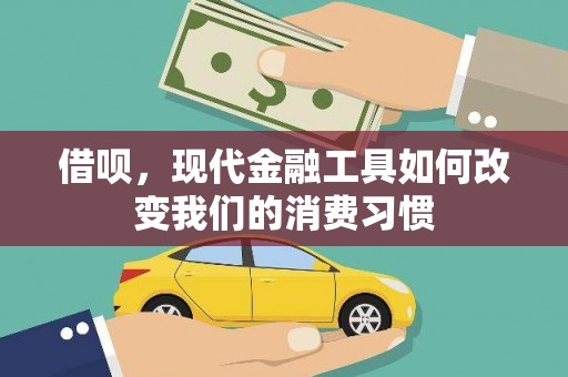 顺昌借呗，现代金融工具如何改变我们的消费习惯