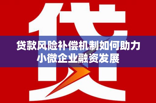 仙游贷款风险补偿机制如何助力小微企业融资发展