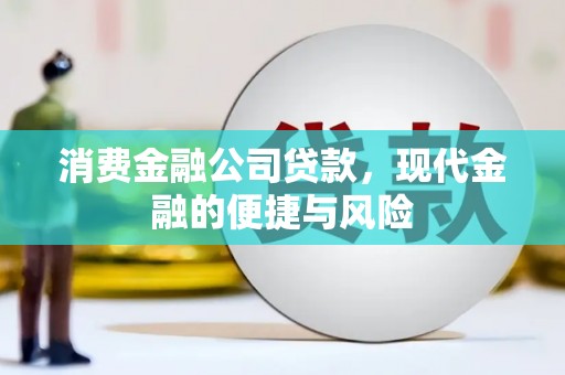 井陉矿区消费金融公司贷款，现代金融的便捷与风险
