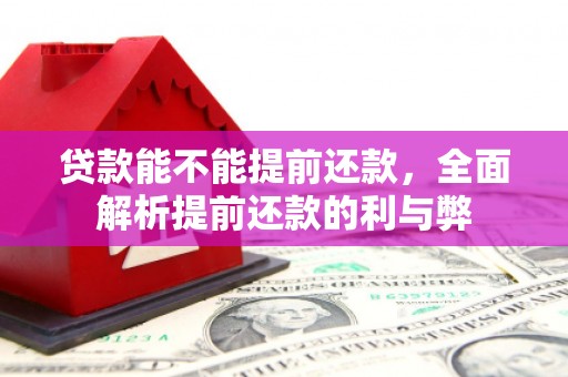 五河贷款能不能提前还款，全面解析提前还款的利与弊