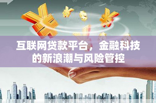 伊宁互联网贷款平台，金融科技的新浪潮与风险管控