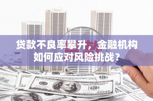 旗津贷款不良率攀升，金融机构如何应对风险挑战？