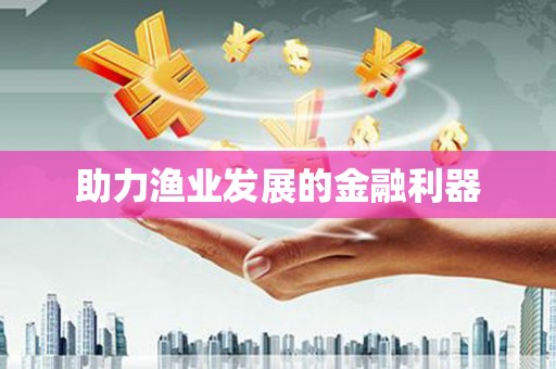 大村助力渔业发展的金融利器