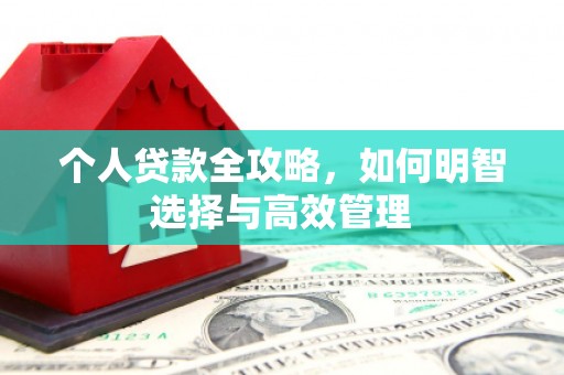 离石个人贷款全攻略，如何明智选择与高效管理