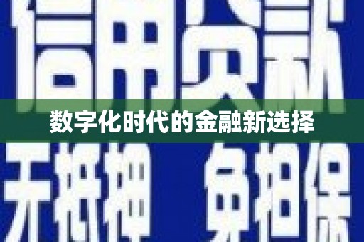 铜仁数字化时代的金融新选择