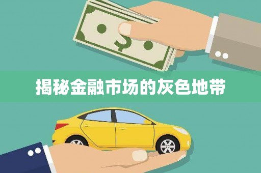贵溪揭秘金融市场的灰色地带