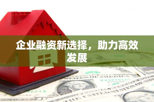 郴州企业融资新选择，助力高效发展